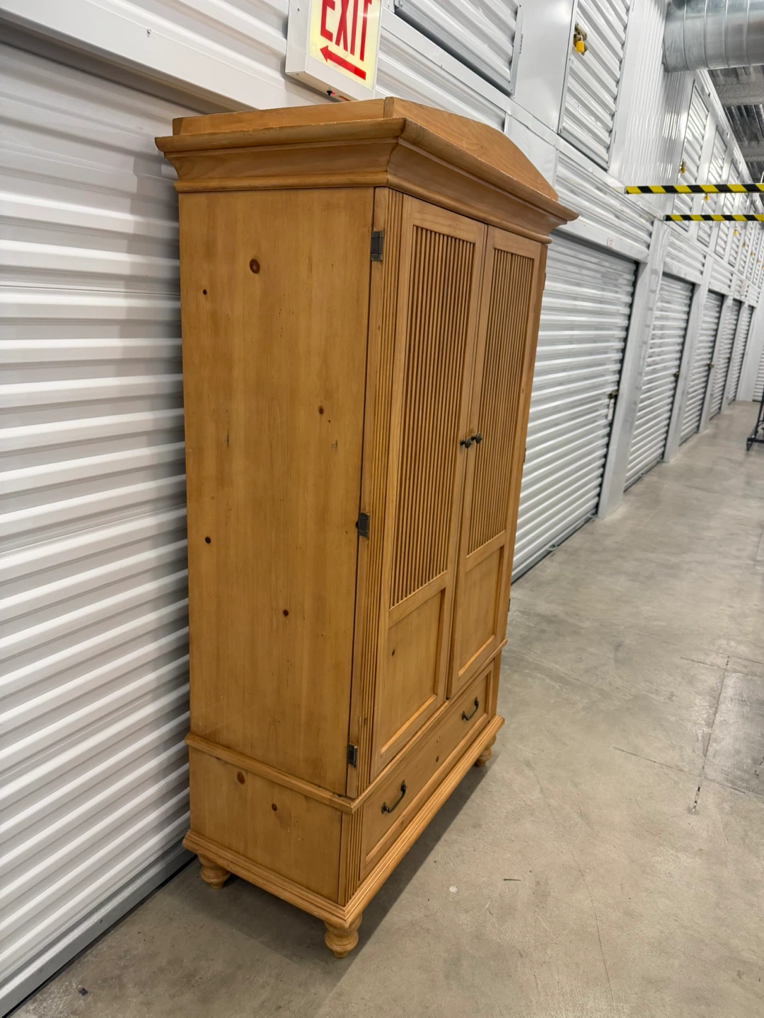 Wooden Armoire with Drawers - photo 5