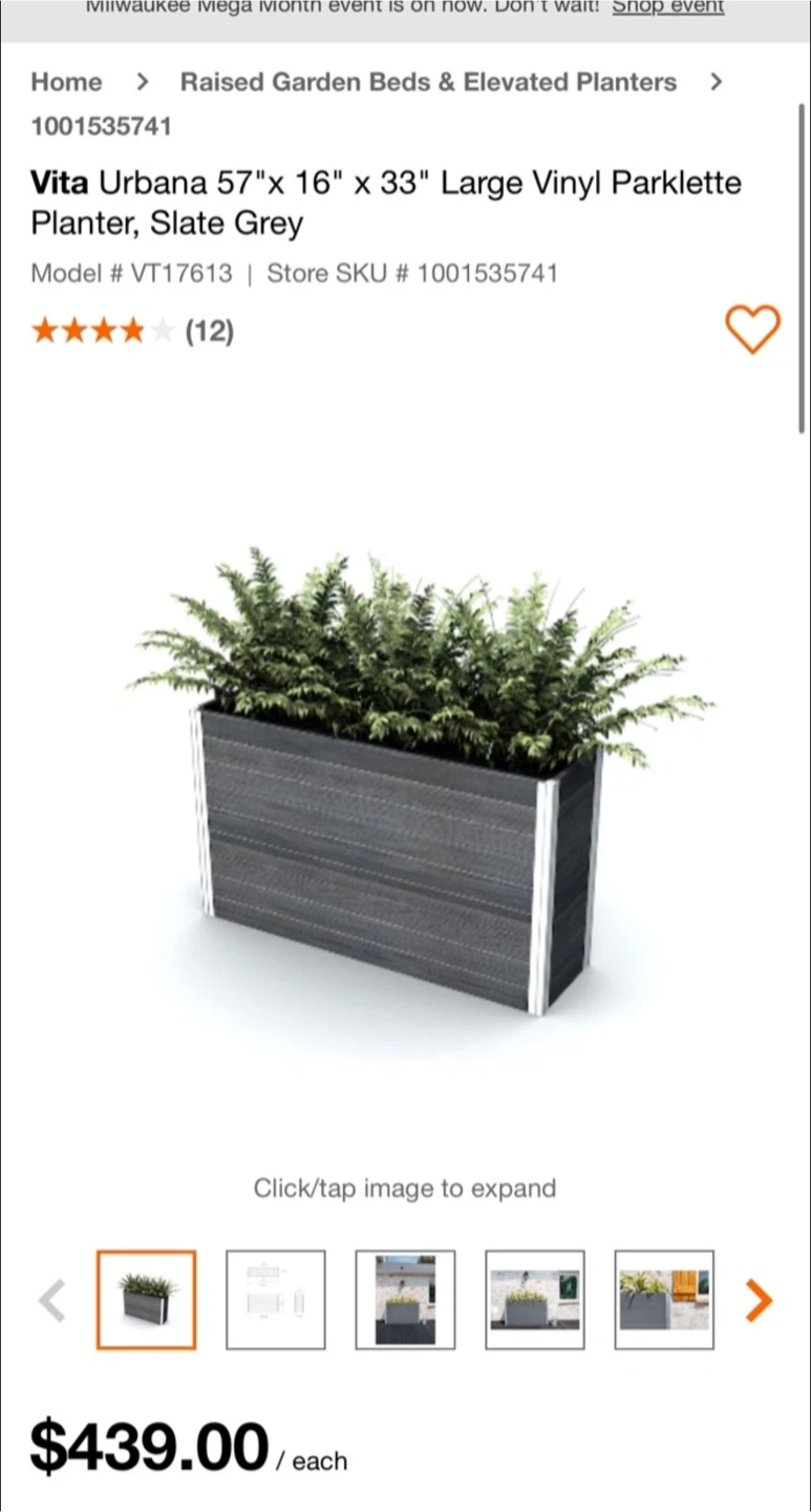Large planters