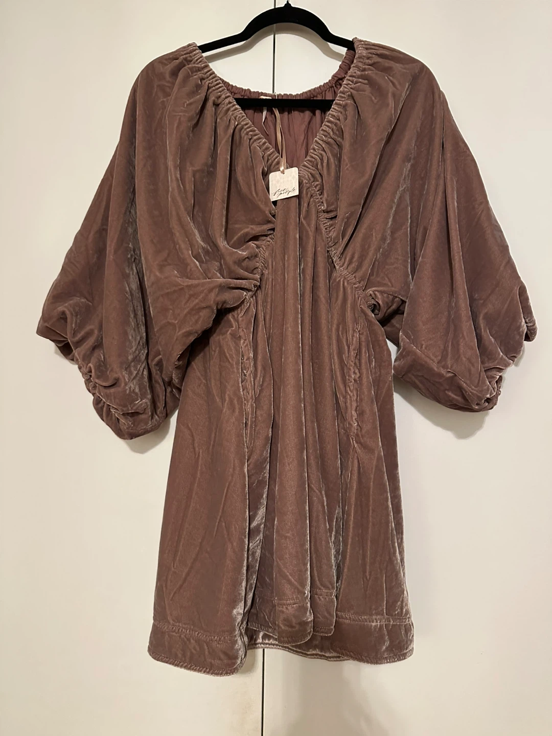 Free People Velvet Mini Dress