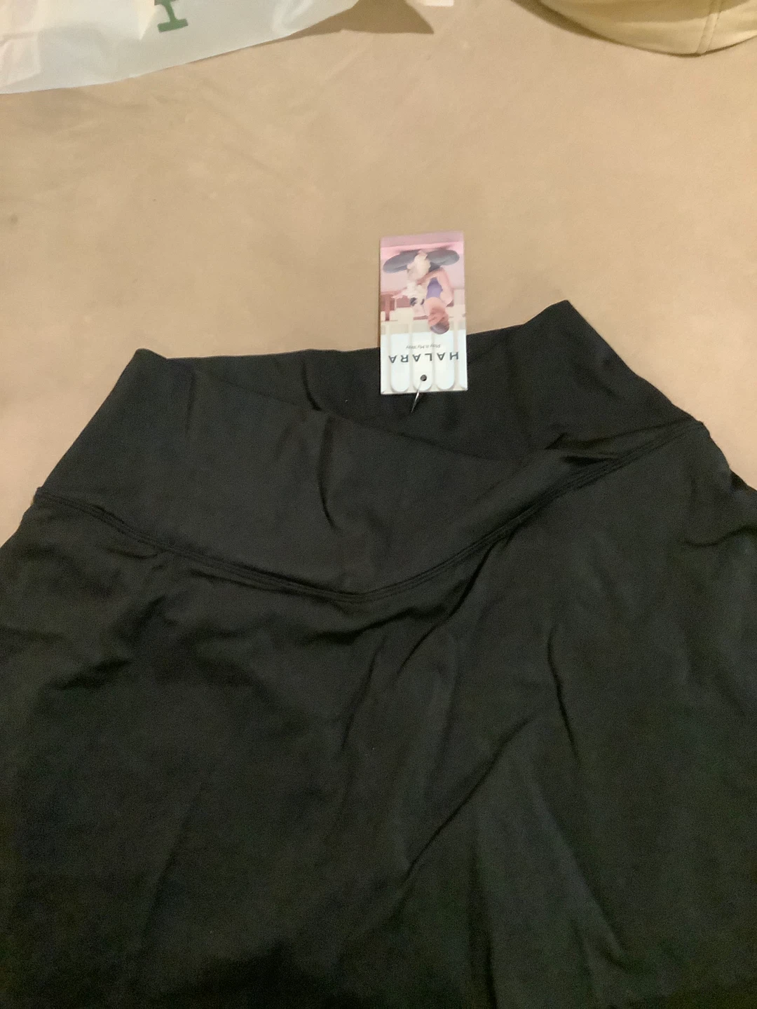 New!Halara Black Everyday Casual Skirt/skort - photo 3