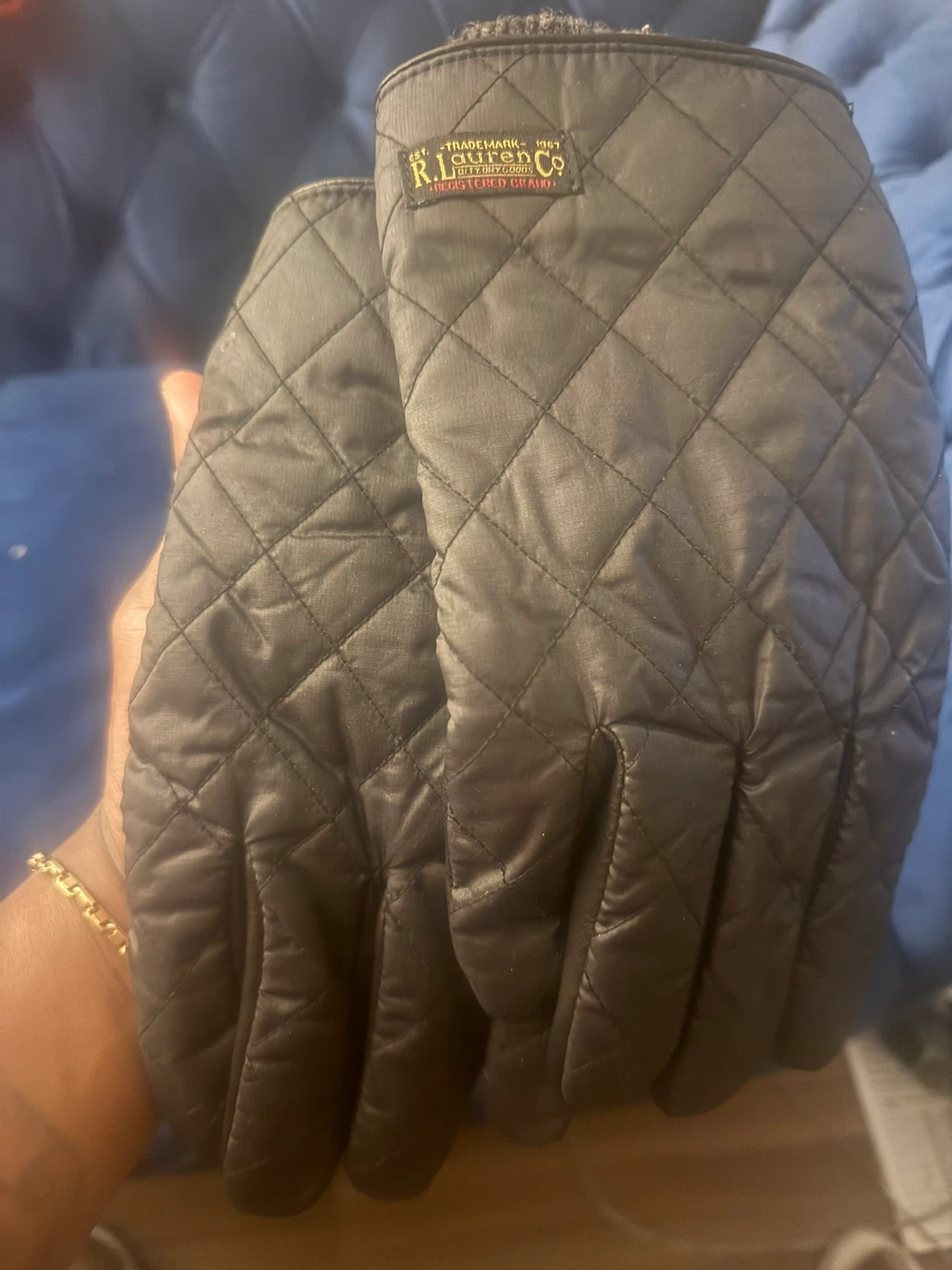 R. Lauren & Co. Quilted Gloves - XL - photo 3