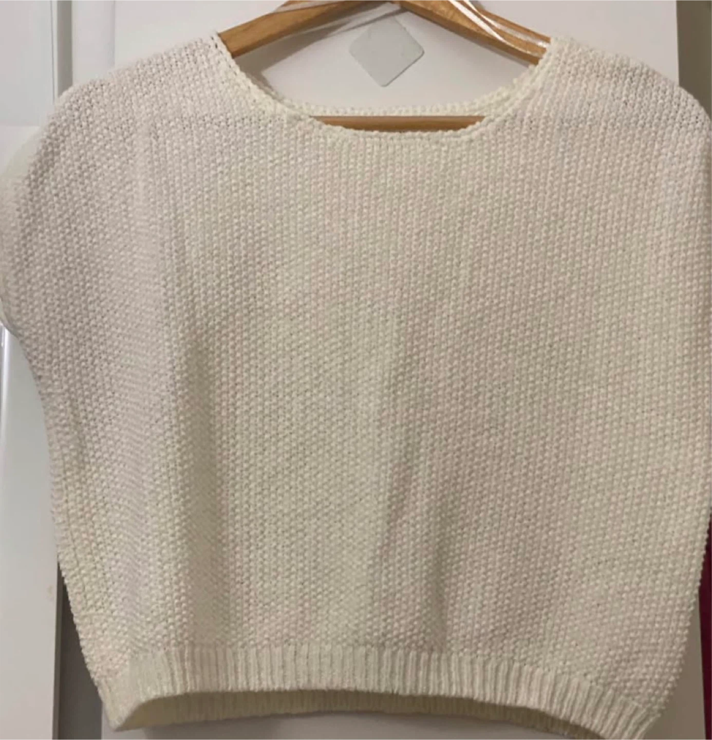 Jessica Simpson Cream Knit Top - Size M