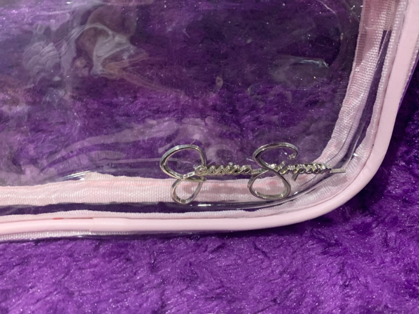 Jessica Simpson Clear Pink Belt Bag - photo 3