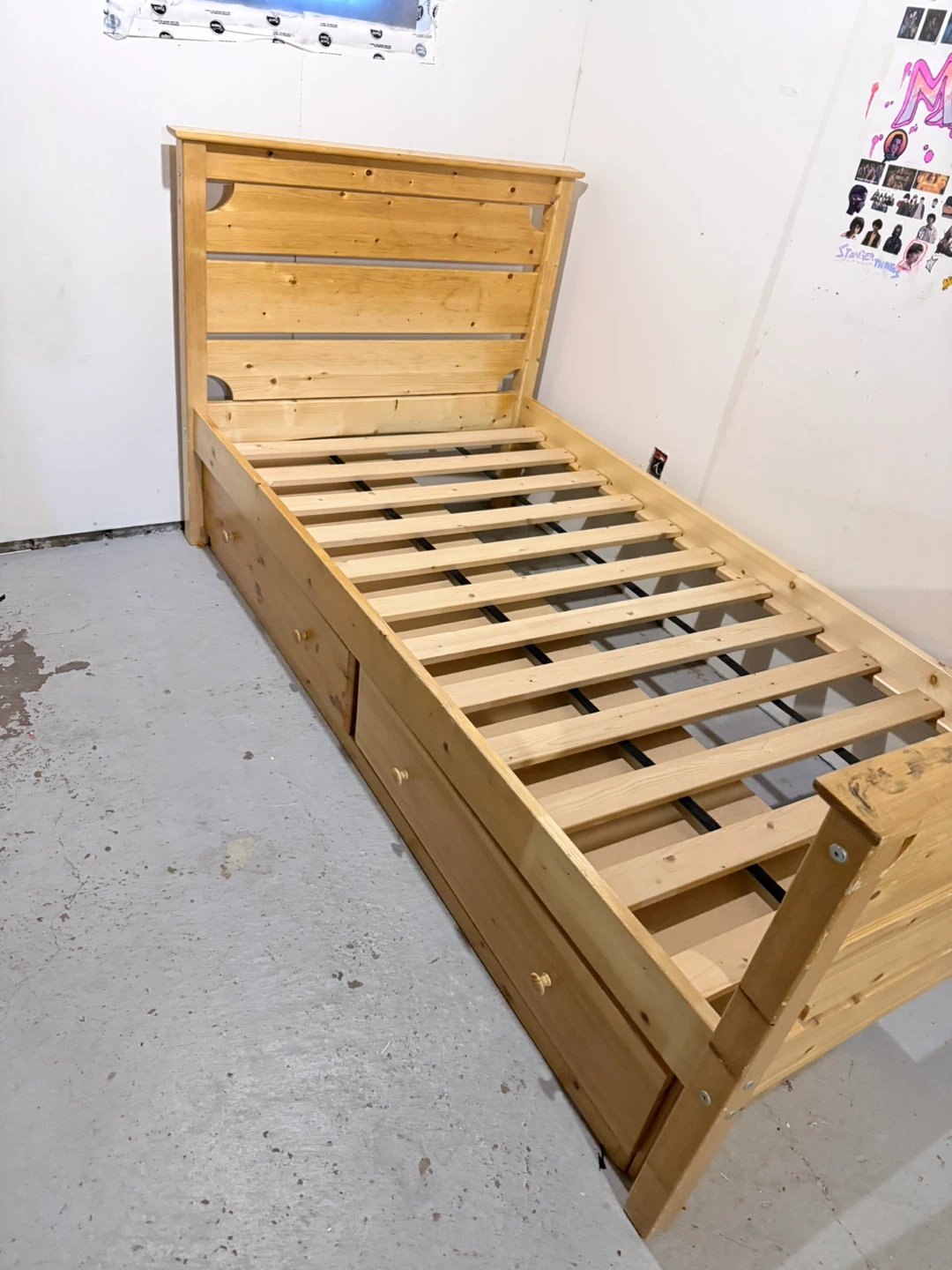 Wooden Twin Bed Frame - photo 4