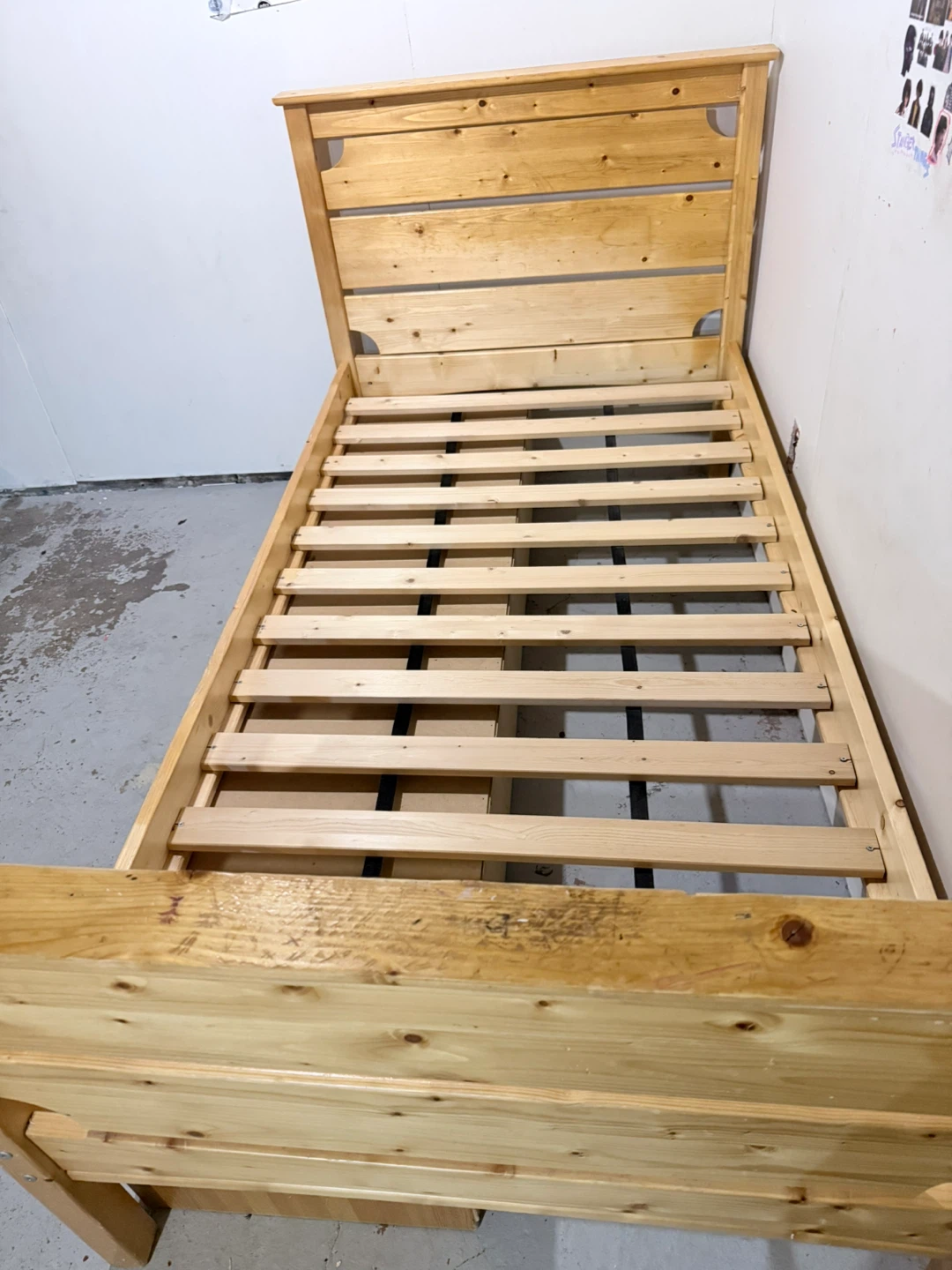 Wooden Twin Bed Frame - photo 2
