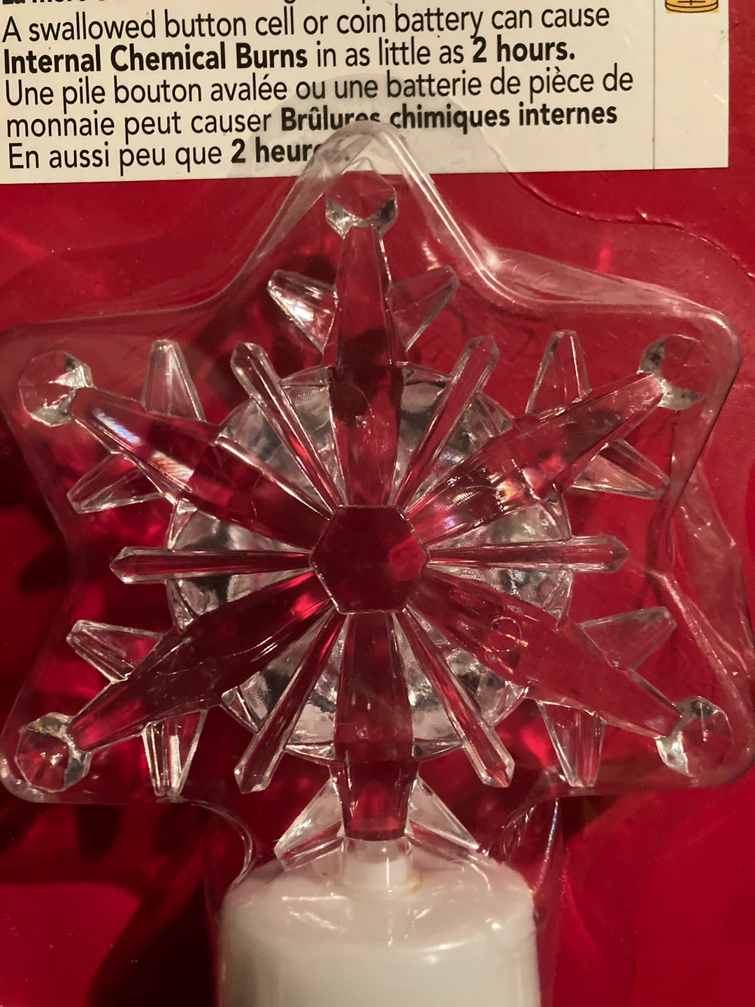 LED Snowflake Tabletop Decoration