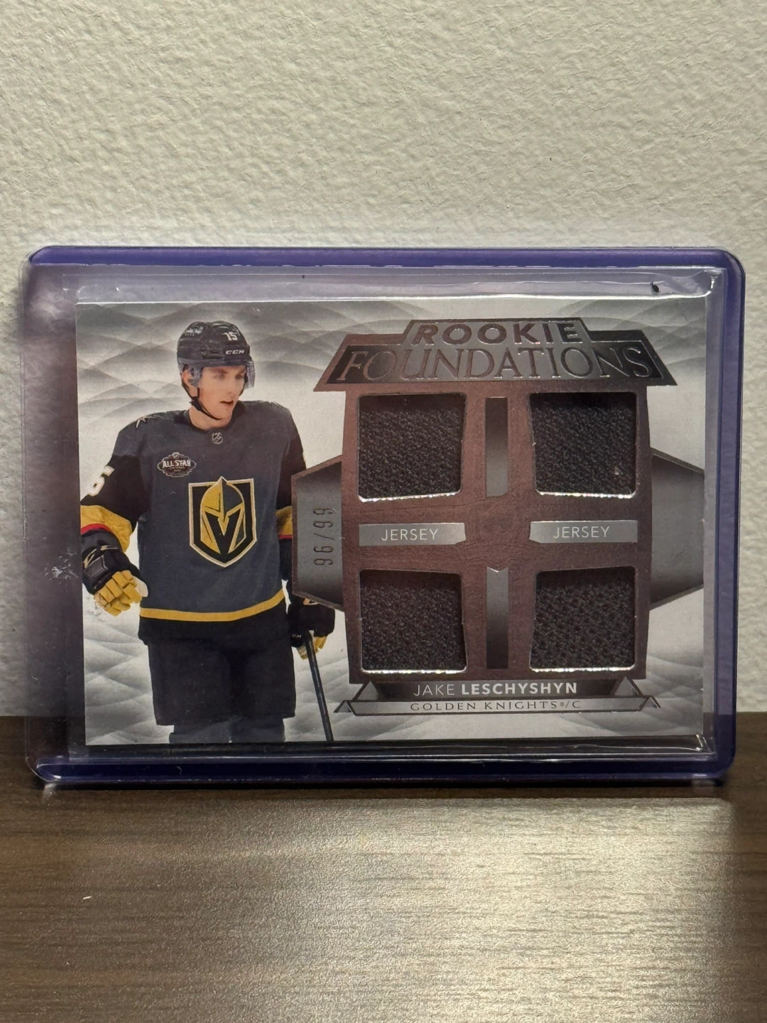 Jake Leschyshyn Rookie Card - Golden Knights