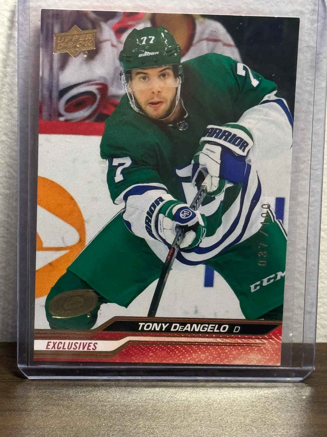 Tony DeAngelo Upper Deck Hockey Card