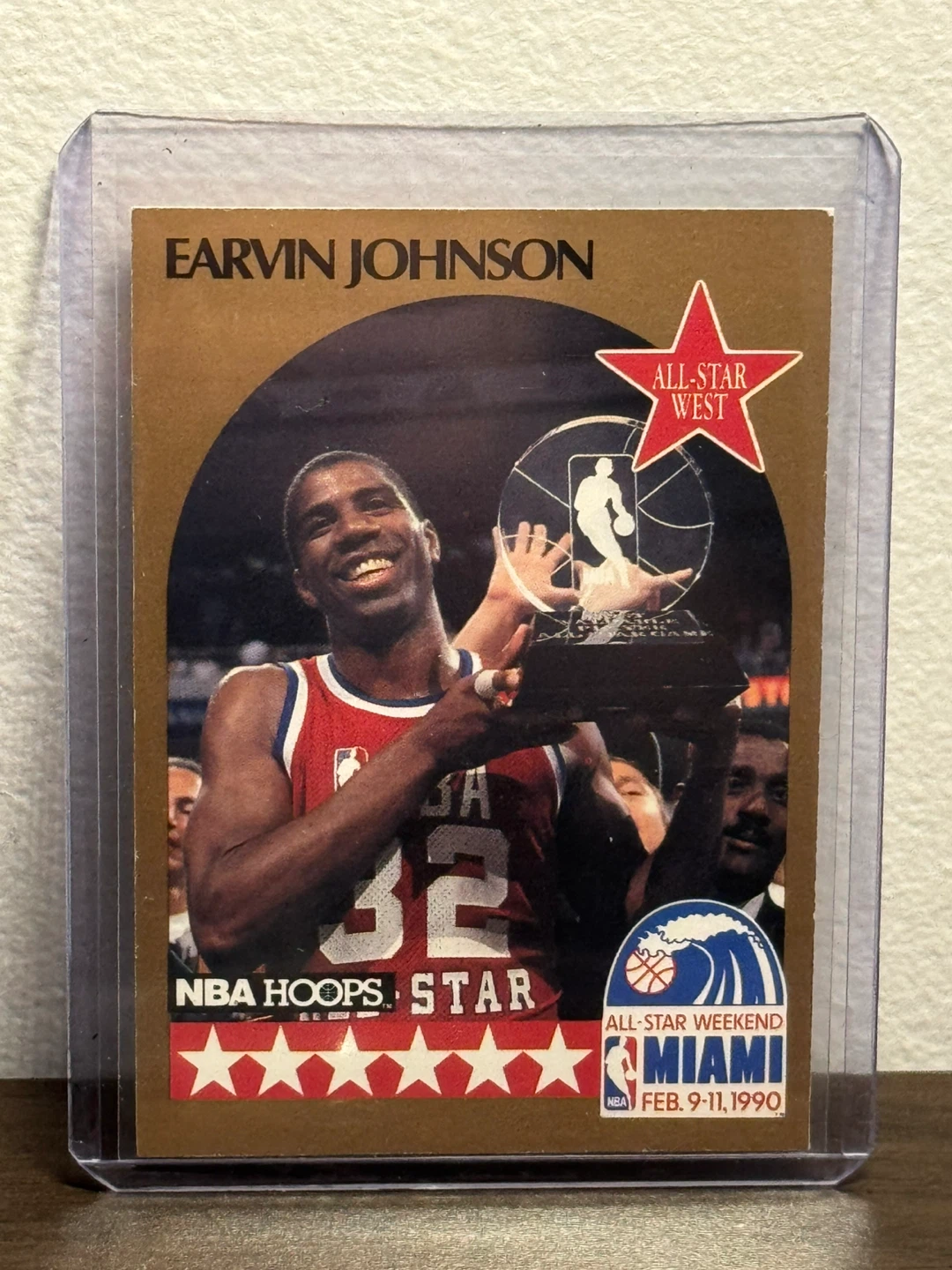 Earvin 'Magic' Johnson NBA Hoops Star Card