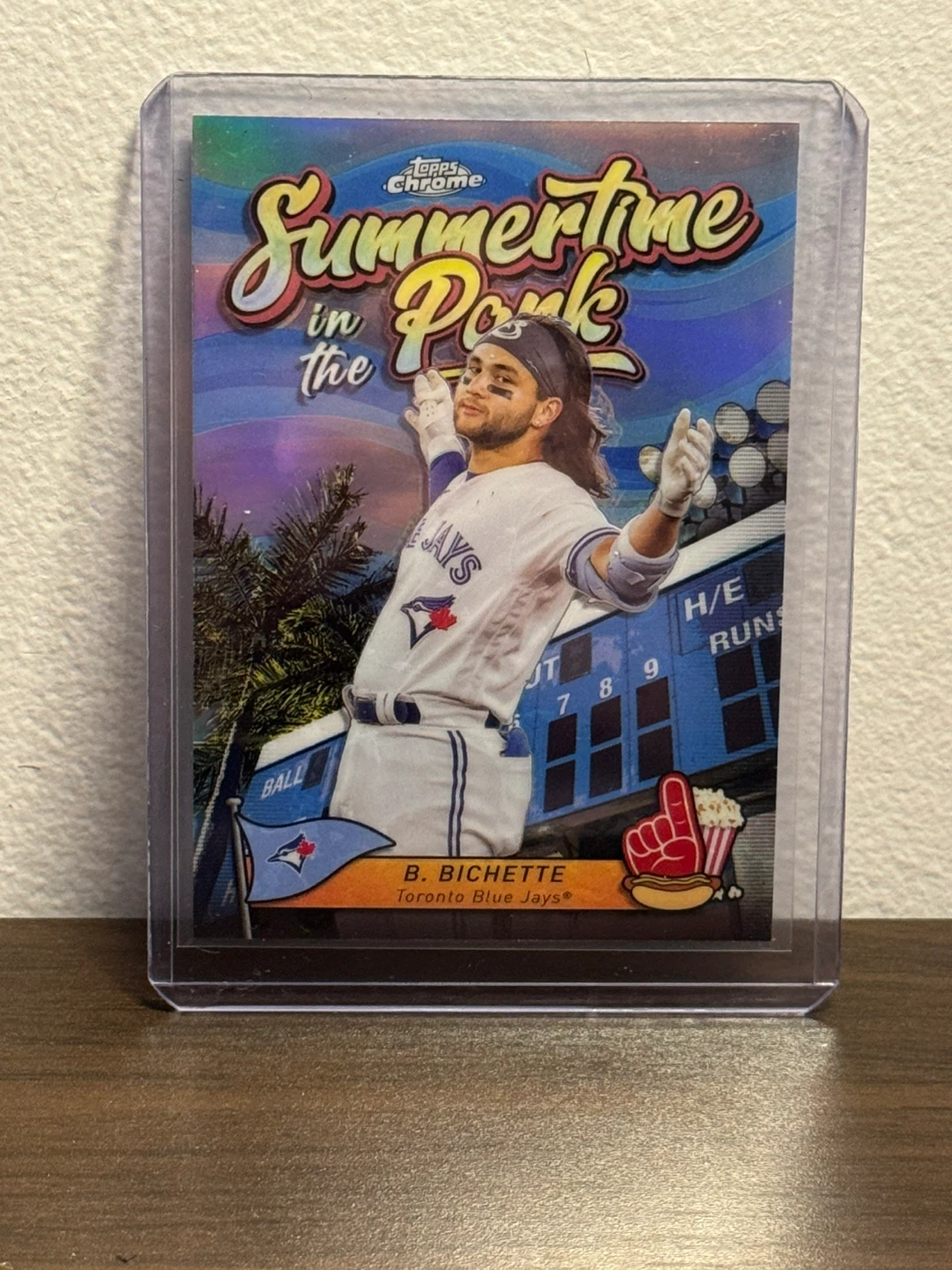 Bo Bichette Topps Chrome Baseball Card