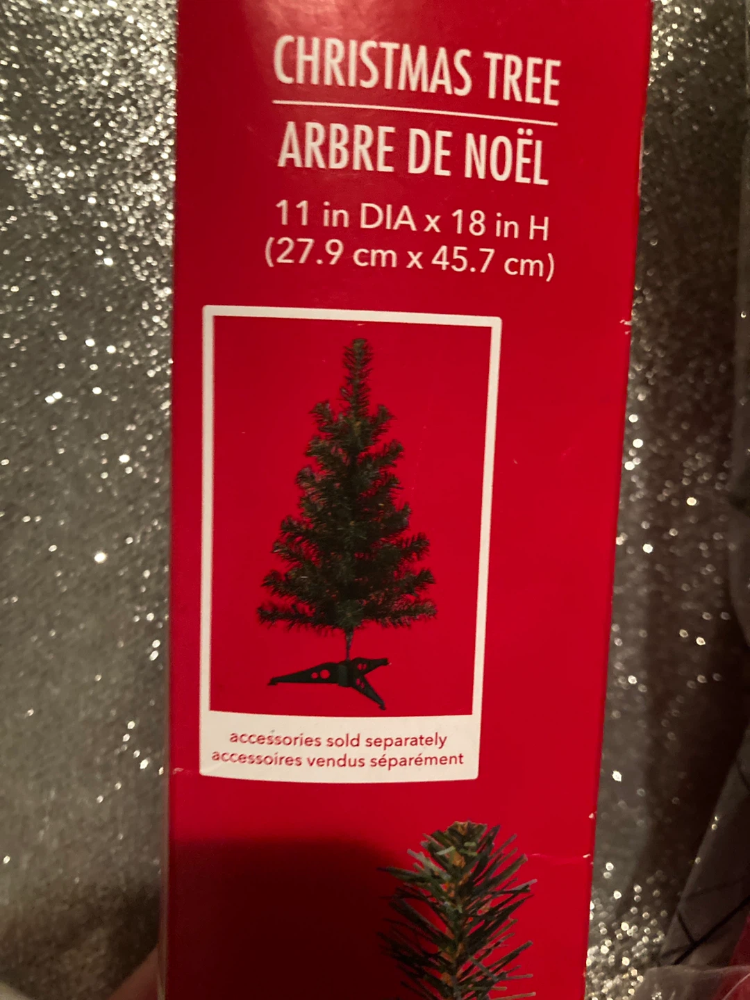 Artificial Tabletop Christmas Tree - 11x18 in