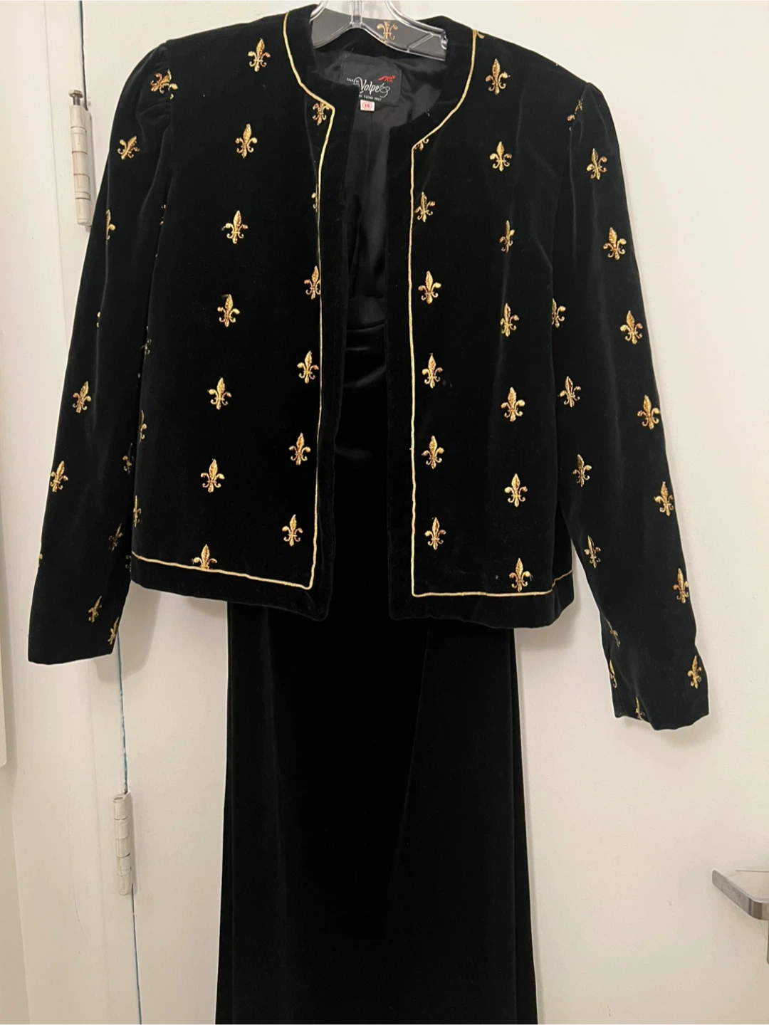 Volpe Velvet Dress & Jacket Set - Size 6