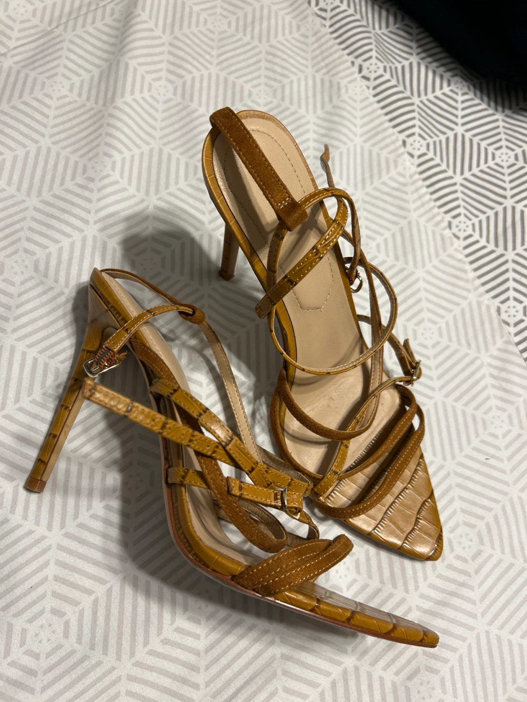 ALDO Heels, Size 10, Brown - photo 2