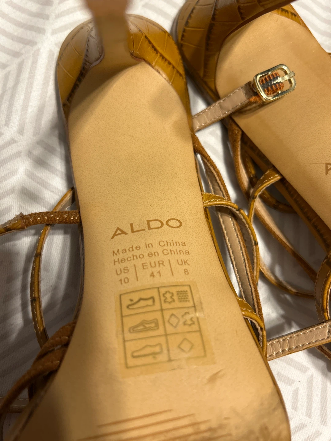 ALDO Heels, Size 10, Brown - photo 4