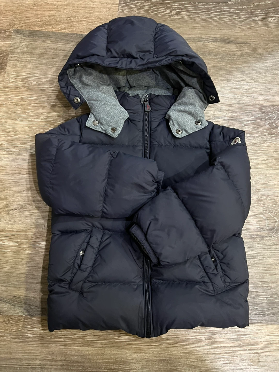 Moncler Navy Blue Toddler Puffer Jacket 2T - photo 3
