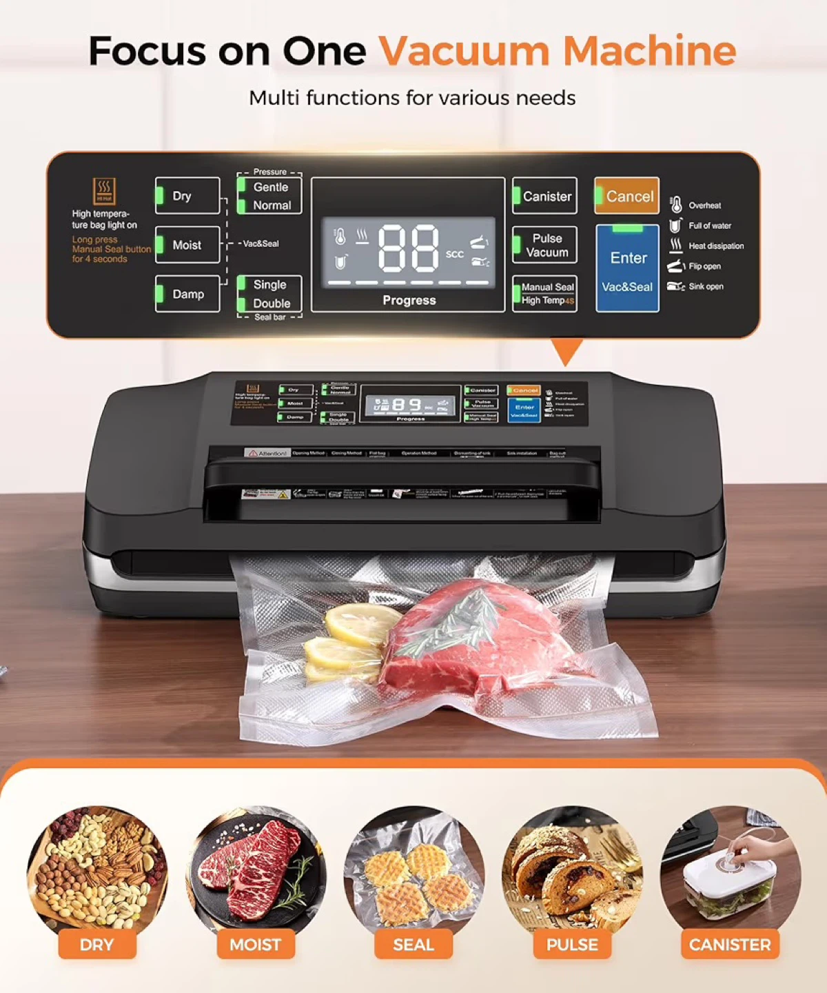 QLQIOB Vacuum Sealer Machine - photo 2
