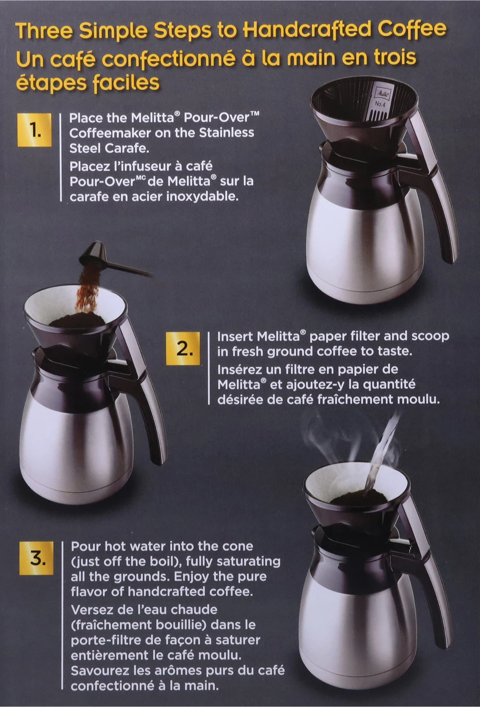 Melitta Pour-Over Brewing Cone Coffeemaker - 42oz - photo 3