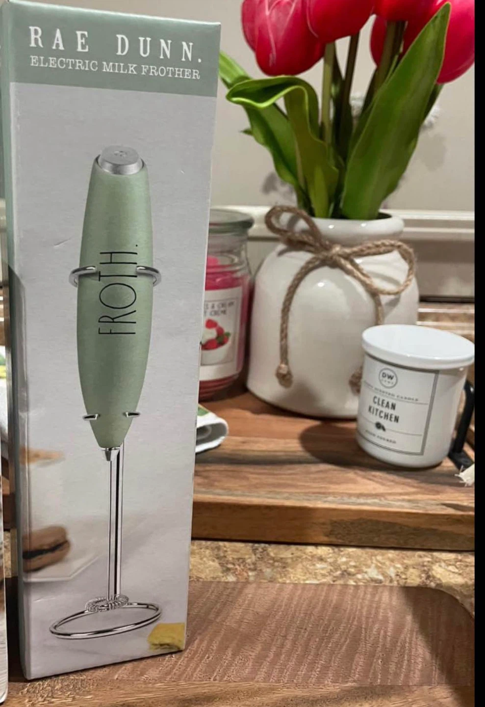 Rae Dunn Electric Milk Frother - New in Box!