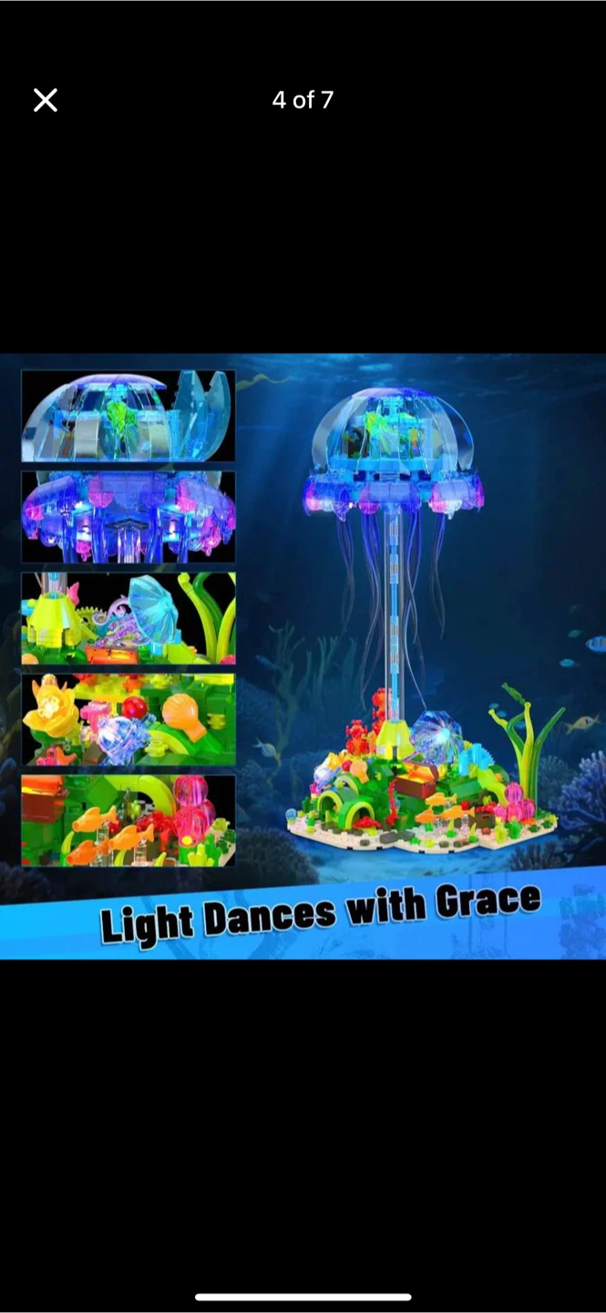 JOY MAKES BRILLIANCE Jellyfish Building Set 1130 PCS - photo 4