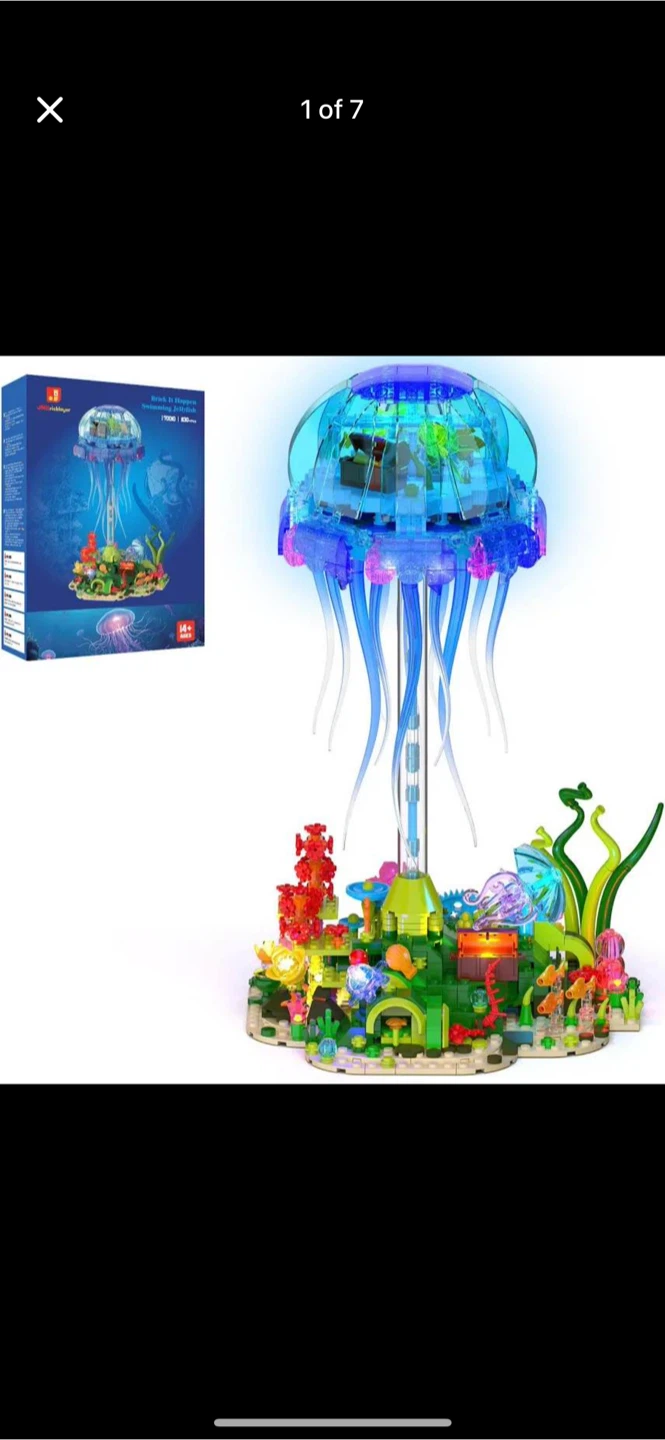 JOY MAKES BRILLIANCE Jellyfish Building Set 1130 PCS
