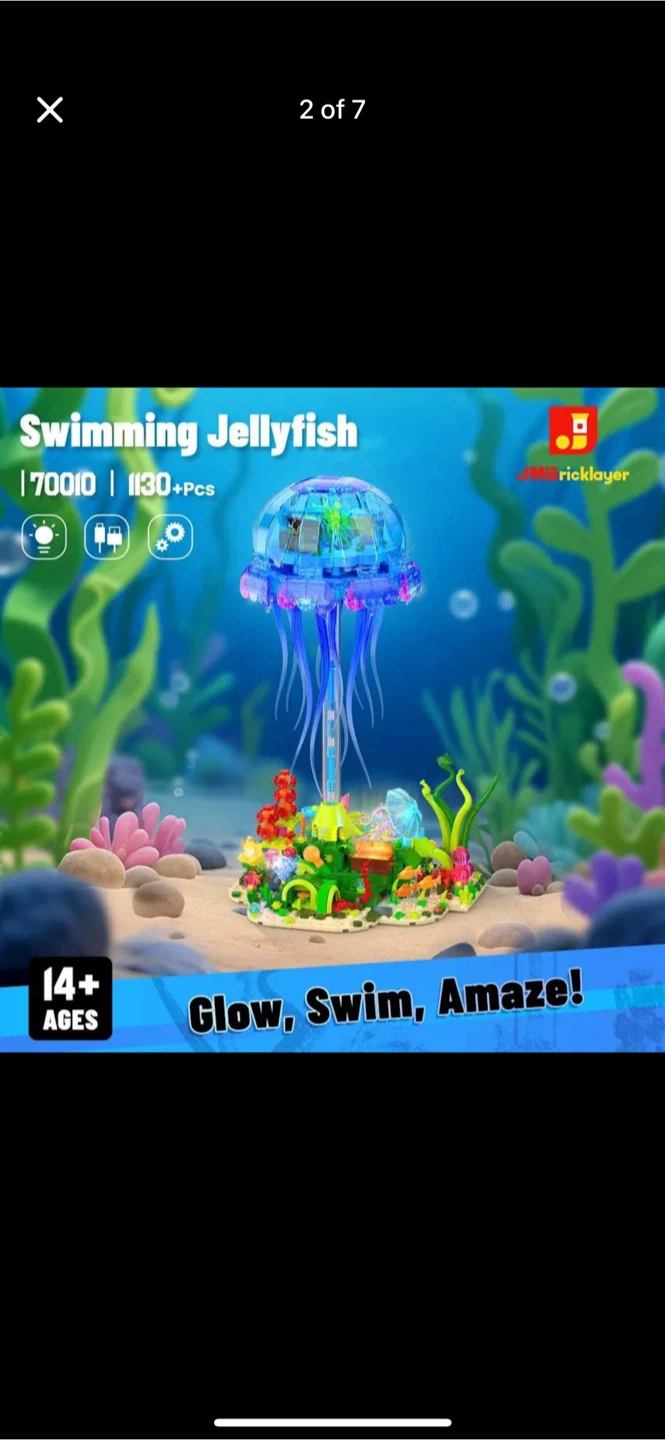 JOY MAKES BRILLIANCE Jellyfish Building Set 1130 PCS - photo 2