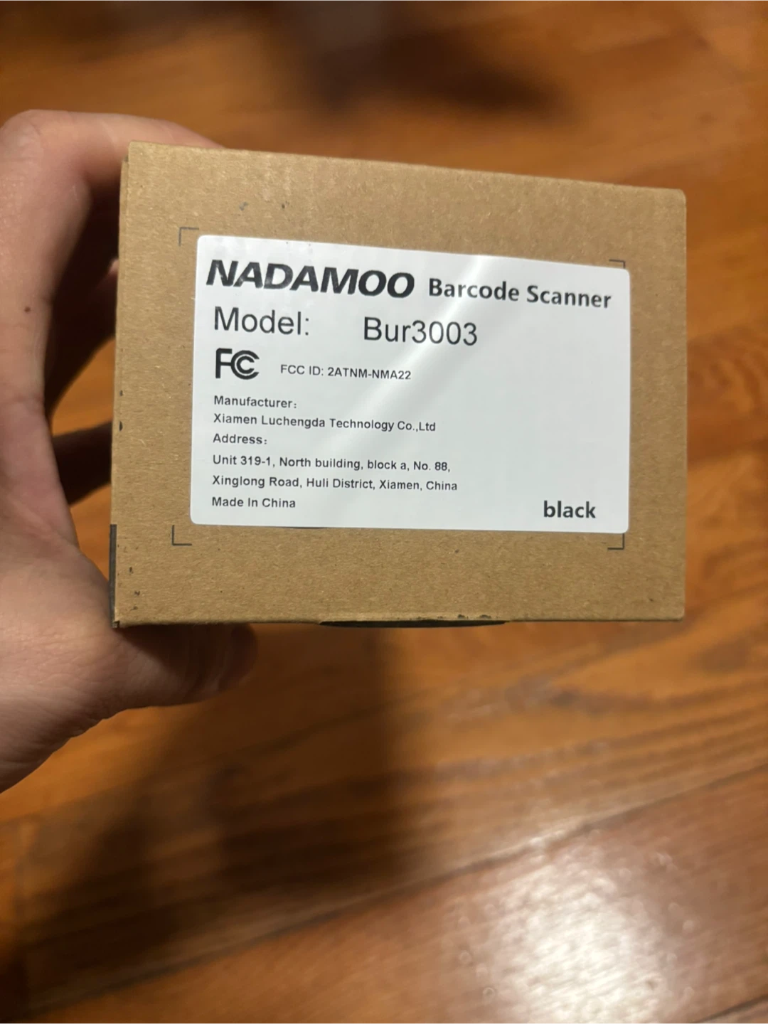 Nadamoo Bur3003 Barcode Scanner - Black - photo 2