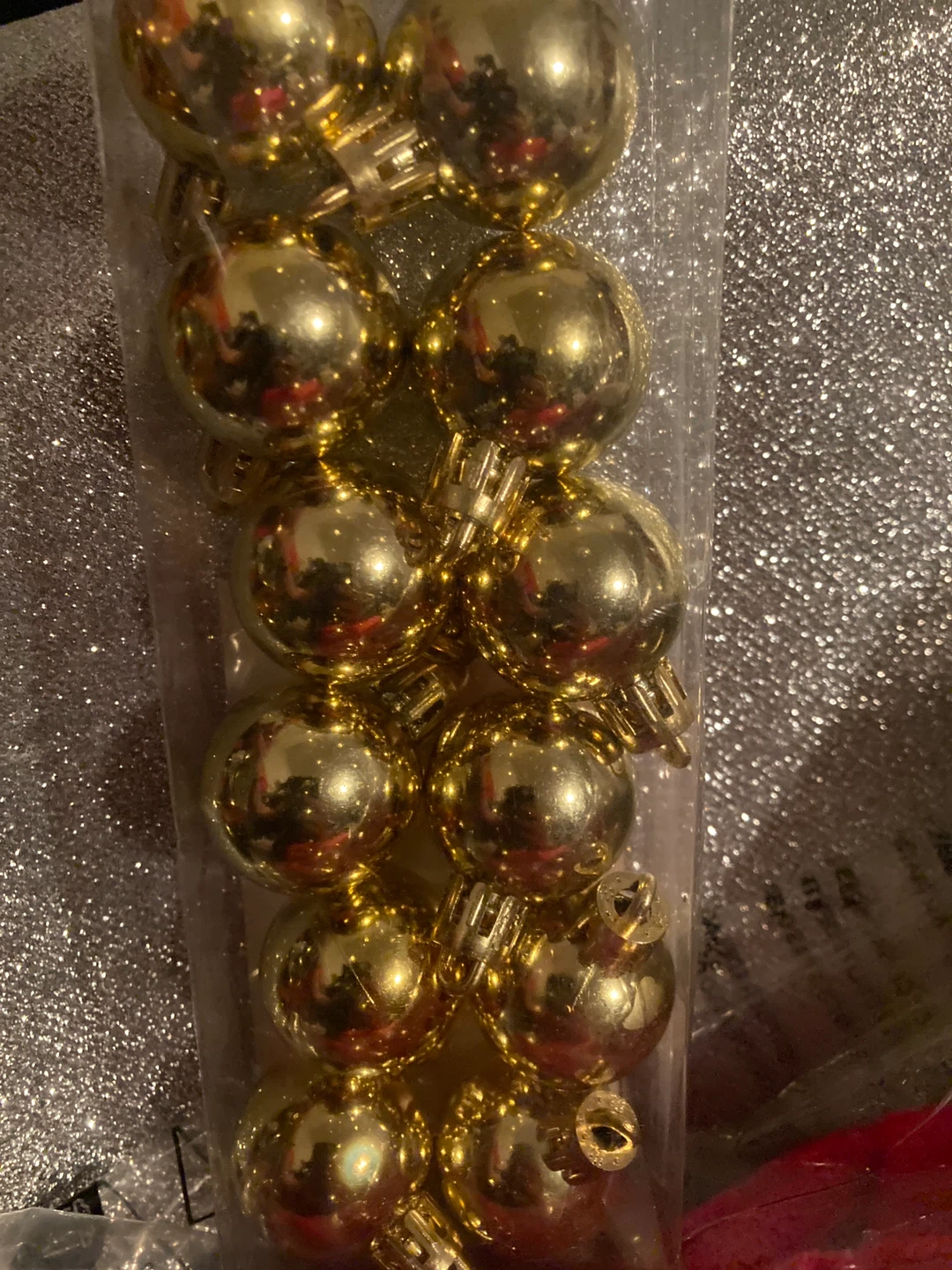 Gold Christmas Ornaments