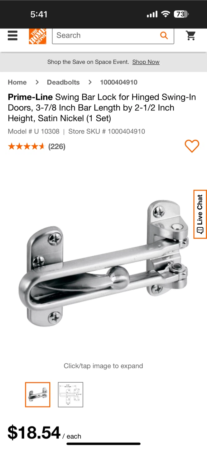 BNIB Door Guard - photo 3