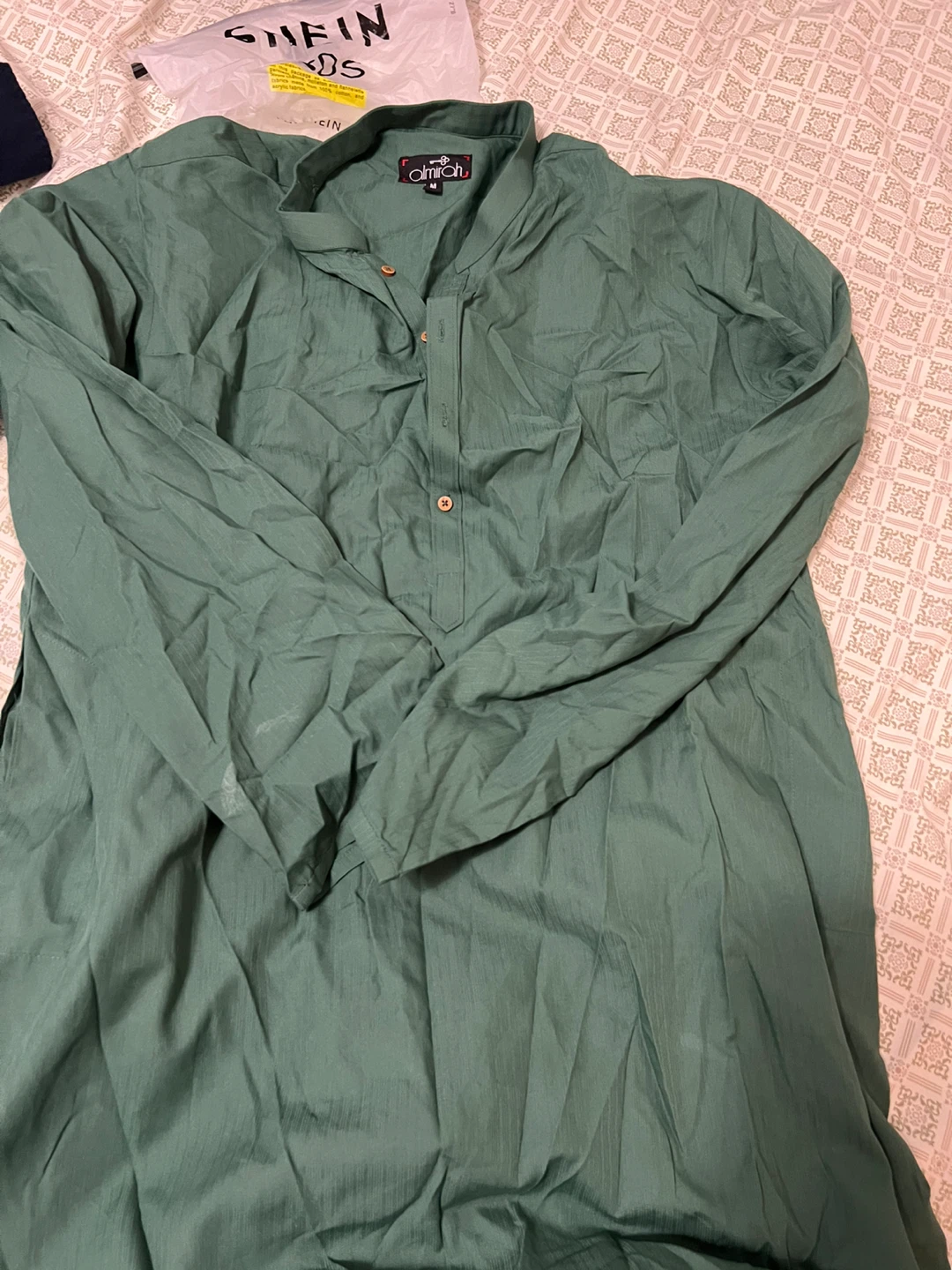 Almirah Green Kurta - Size M