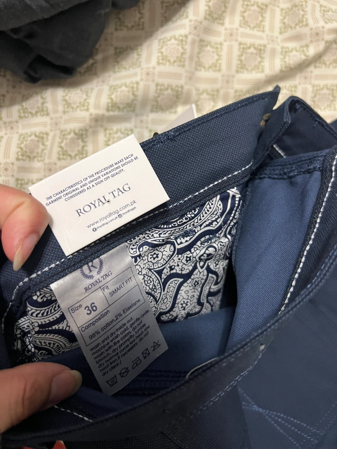 Royal Tag Basic 5 Smart Fit Pants - Size 36 - photo 2