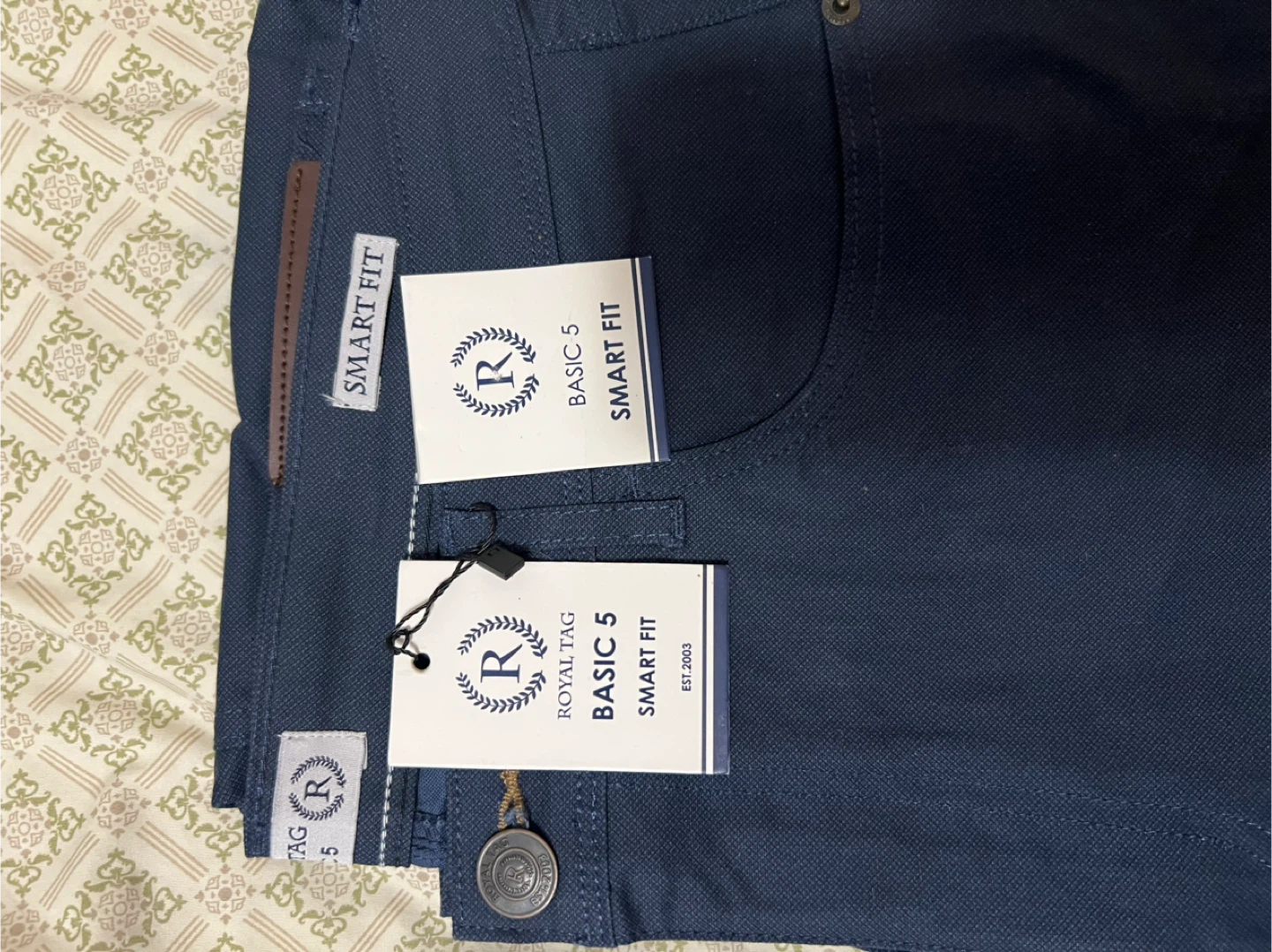Royal Tag Basic 5 Smart Fit Pants - Size 36