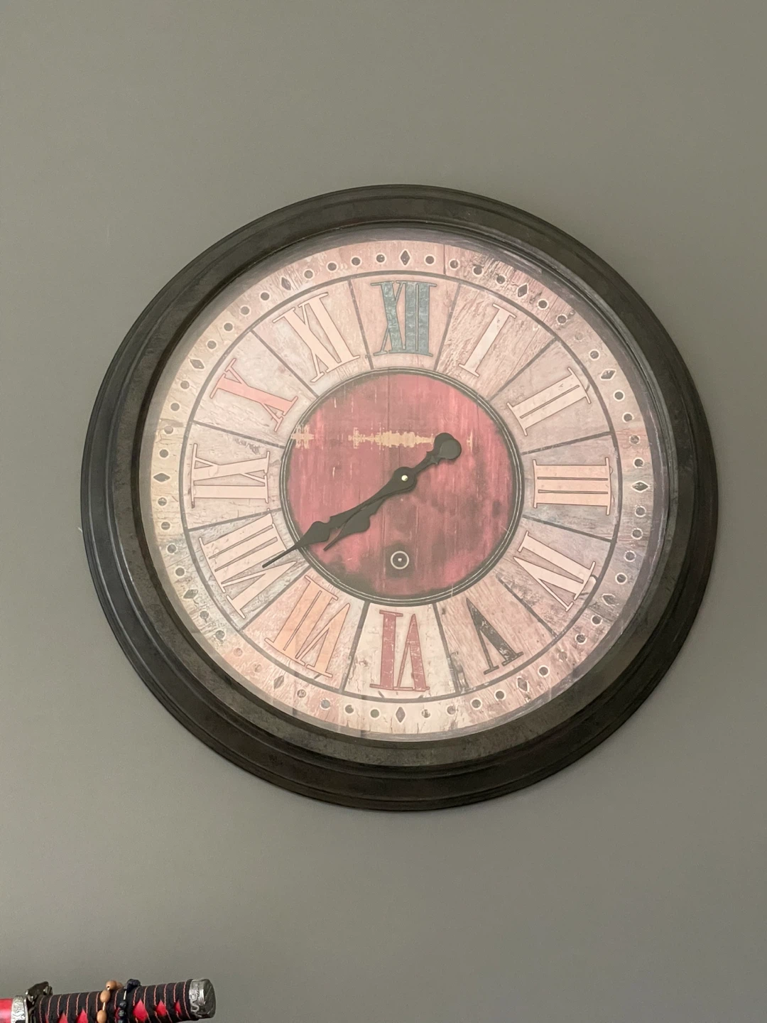 Large Decorative Wall Clock