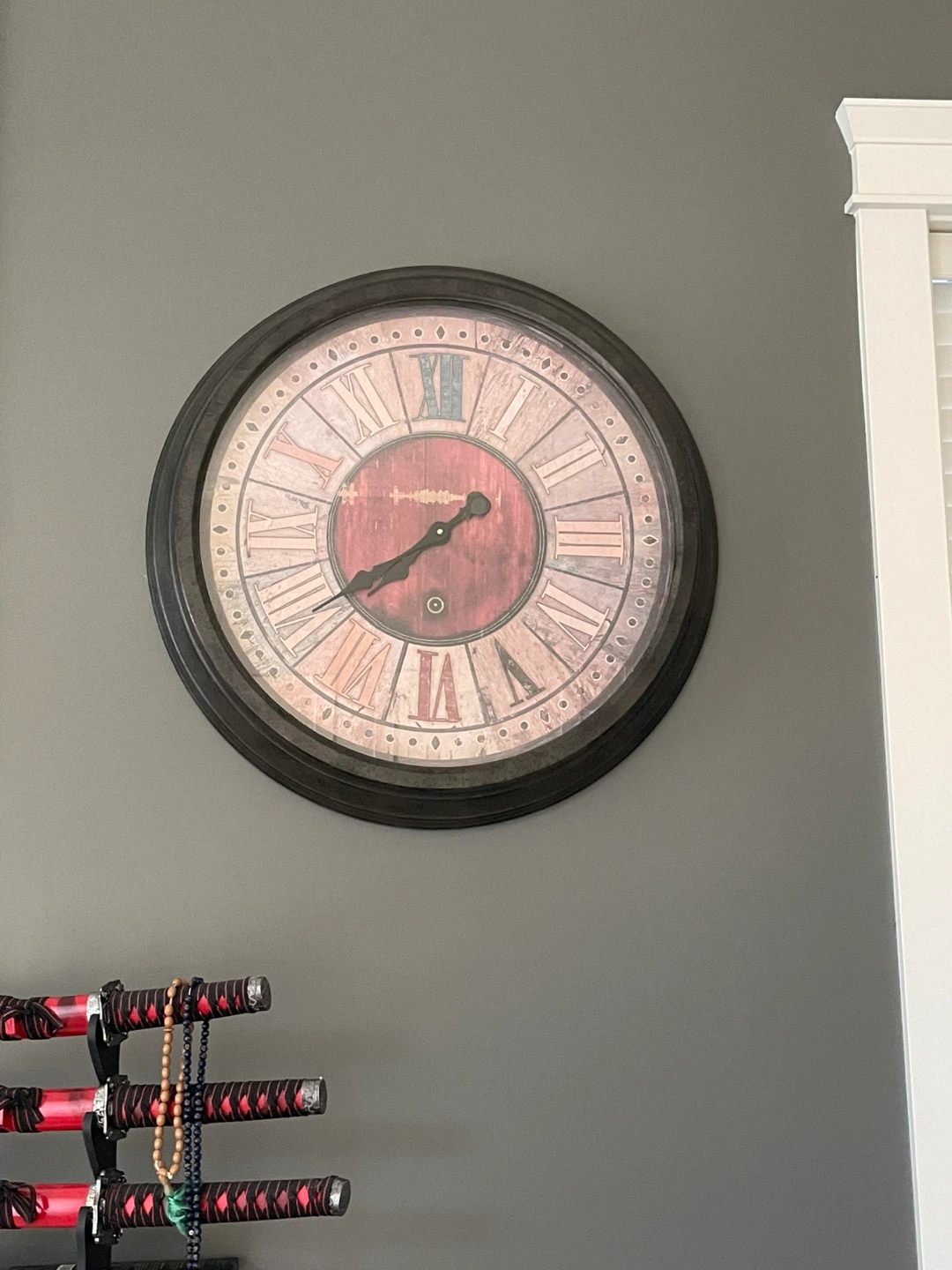 Large Decorative Wall Clock - photo 2