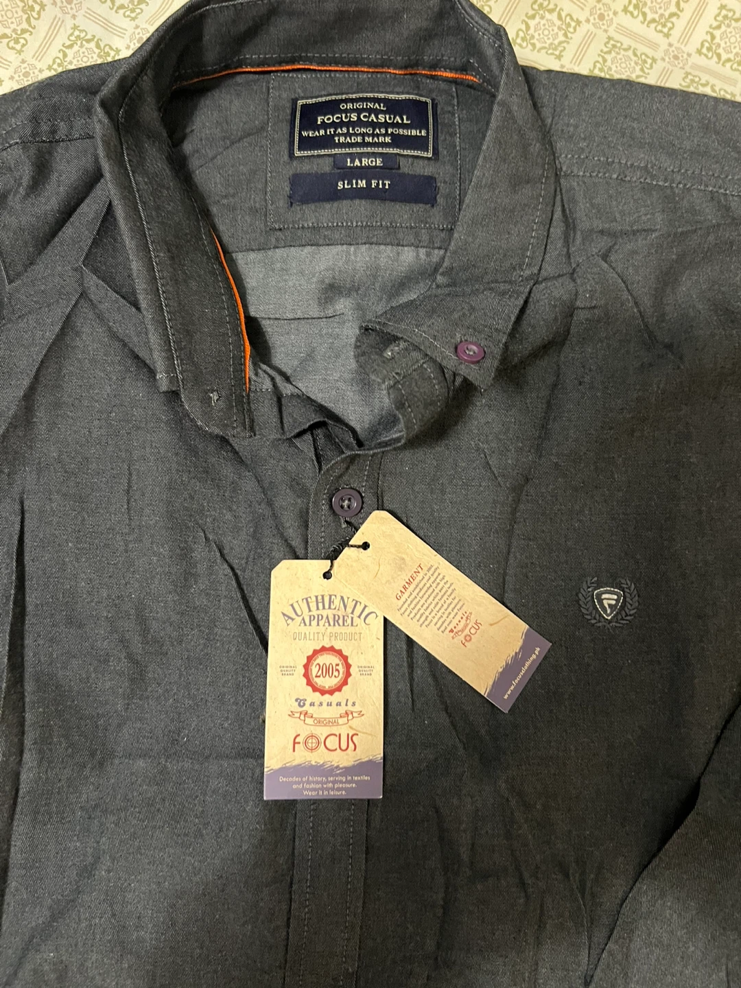 Focus Casual Slim Fit Large Shirt - photo 2