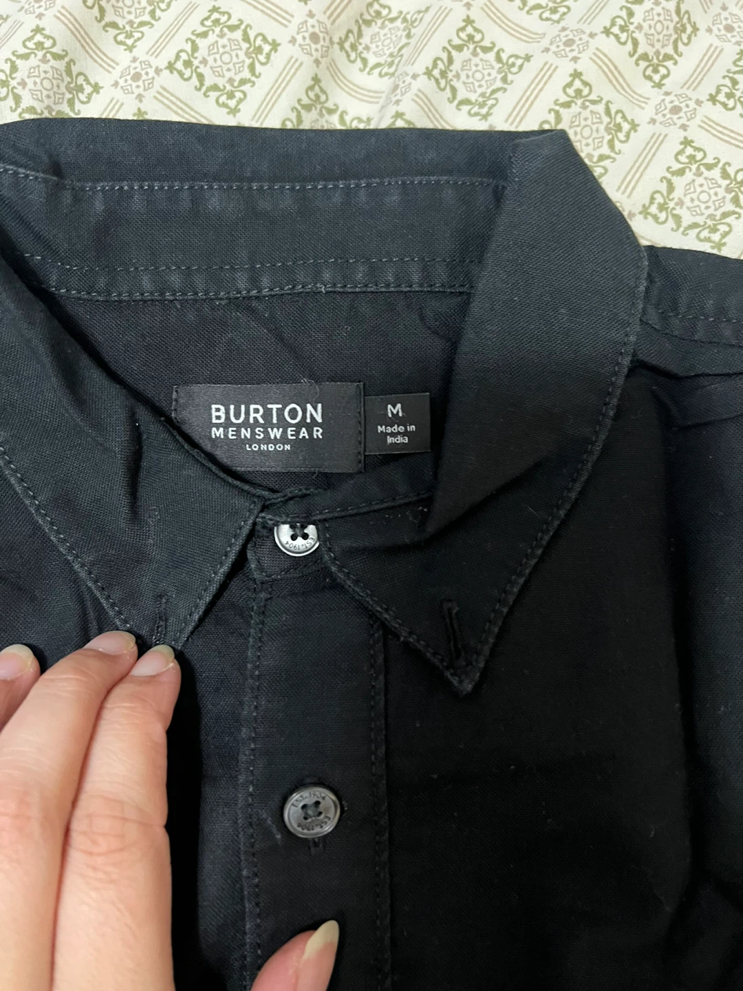 Burton Menswear London Black Shirt - Size M - photo 2