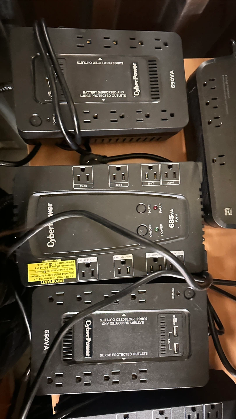 MOVING!!! CyberPower UPS Backup Units – 10 Units Available