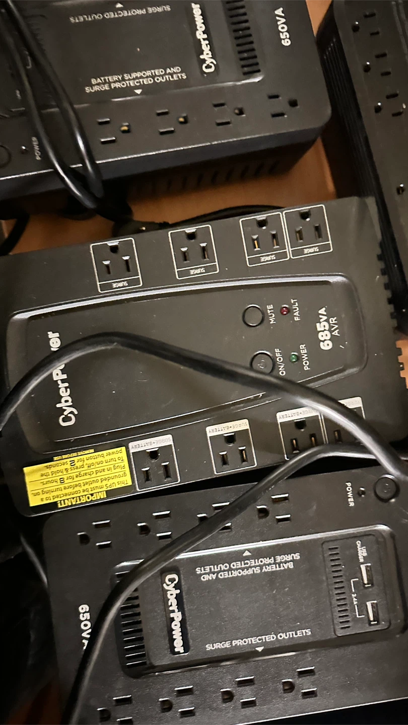 MOVING!!! CyberPower UPS Backup Units – 10 Units Available - photo 2