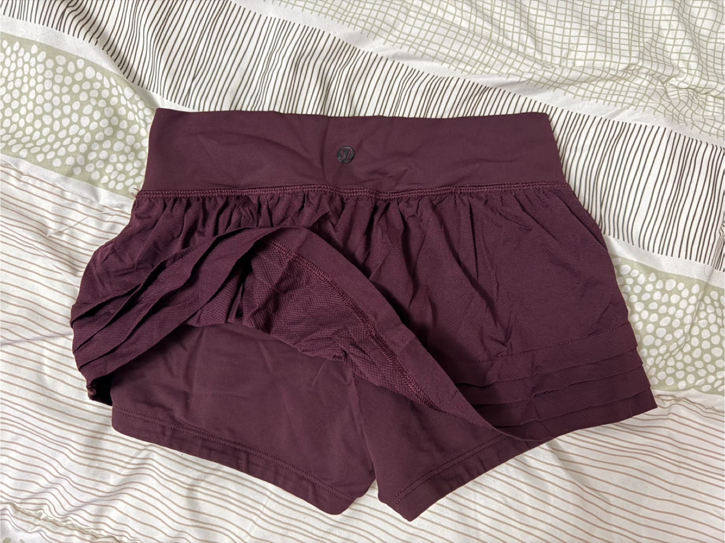 Lululemon Skort Size 4 Maroon, muscle tee & top (Bundle) - photo 5