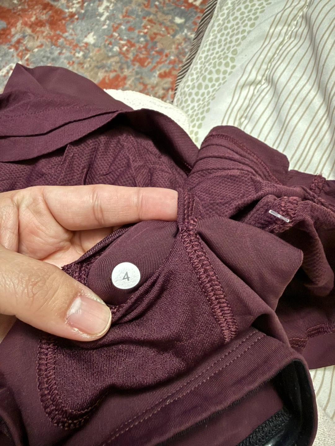Lululemon Skort Size 4 Maroon, muscle tee & top (Bundle) - photo 3