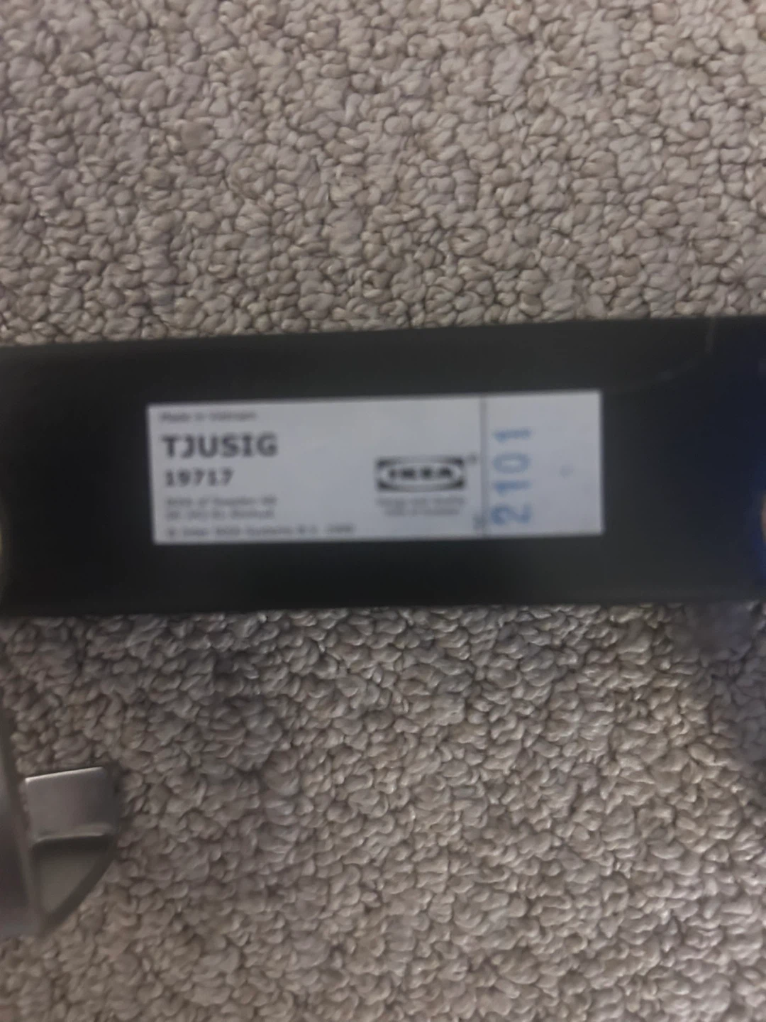 IKEA TJUSIG Coat Rack - Black - photo 3