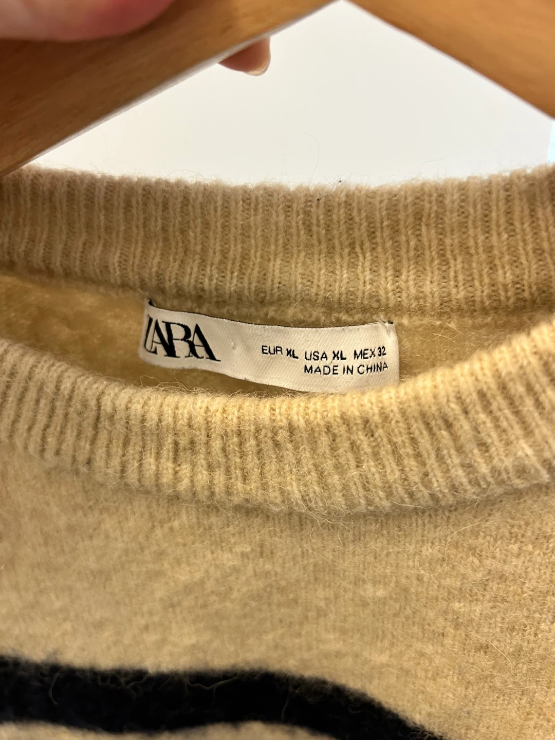 Zara Striped Knit Sweater - Size XL - photo 5