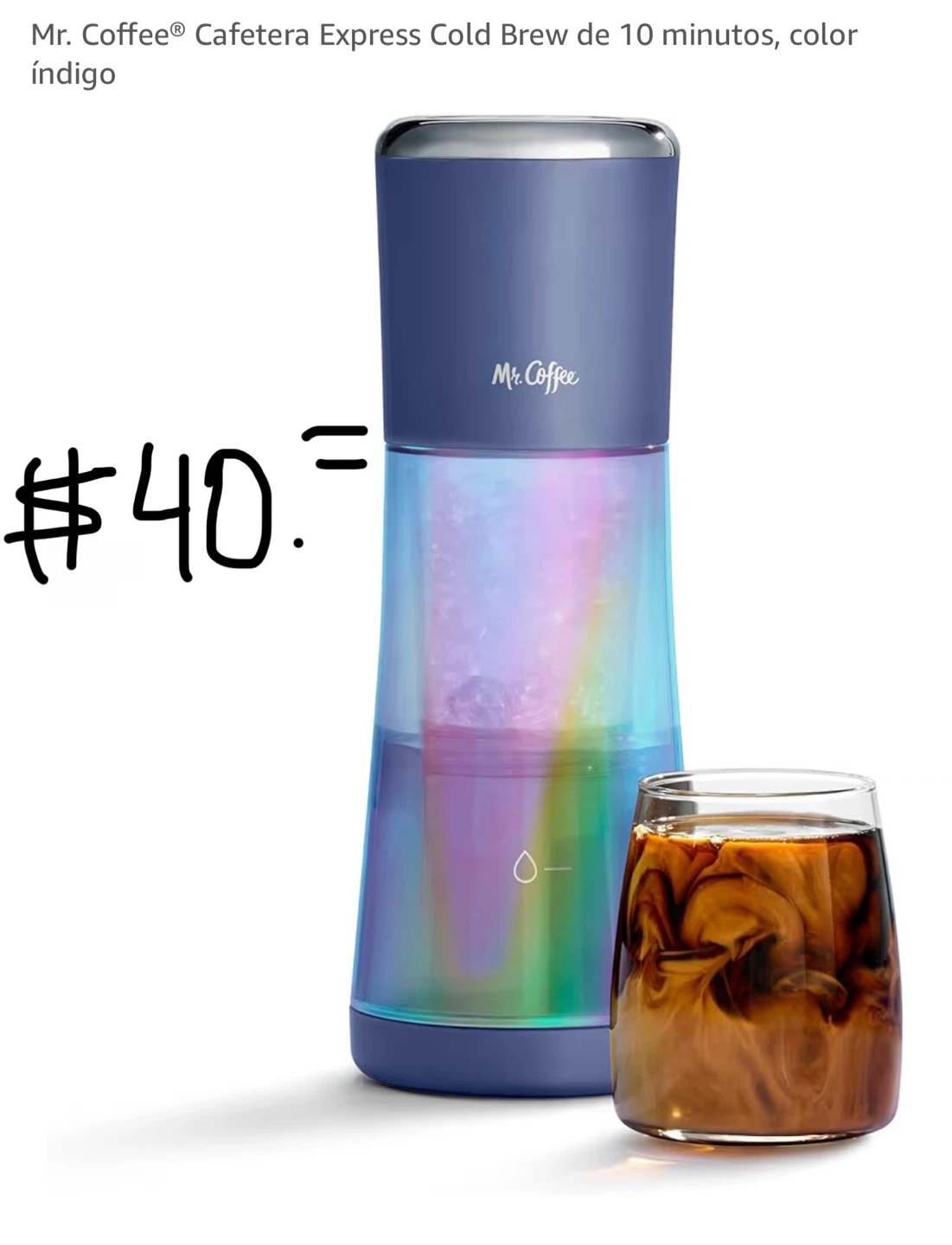 Mr. Coffee Express Cold Brew Maker - Indigo 🥕