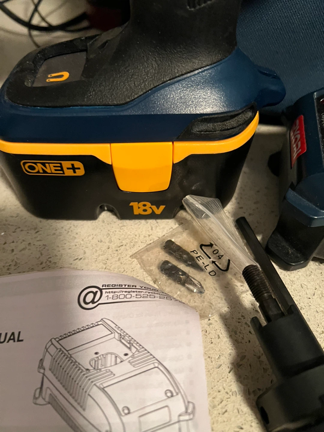 Ryobi ONE+ 18V Drill Kit with Battery & Charger - photo 2