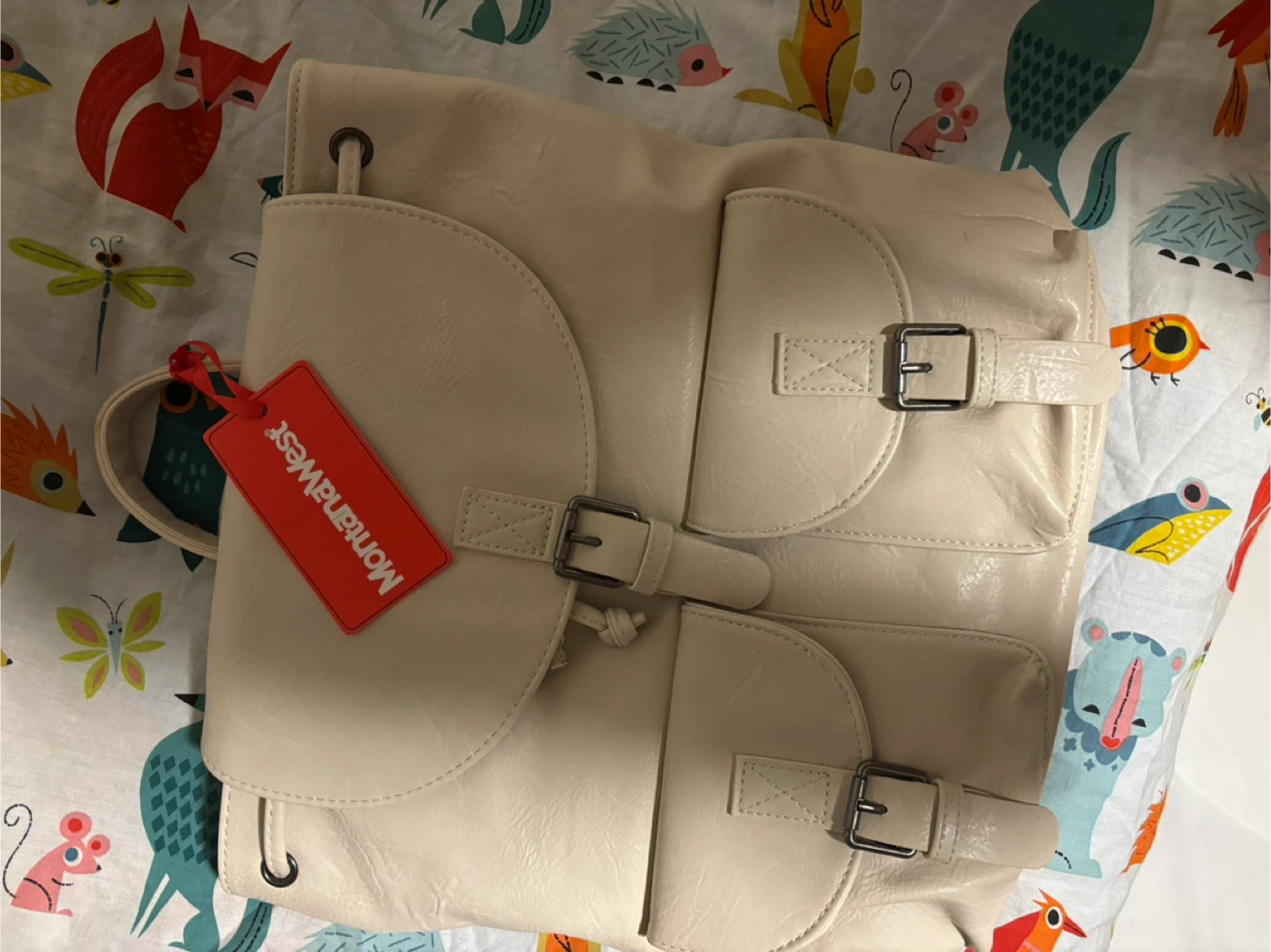 Montana West Cream Backpack - New with Tags!