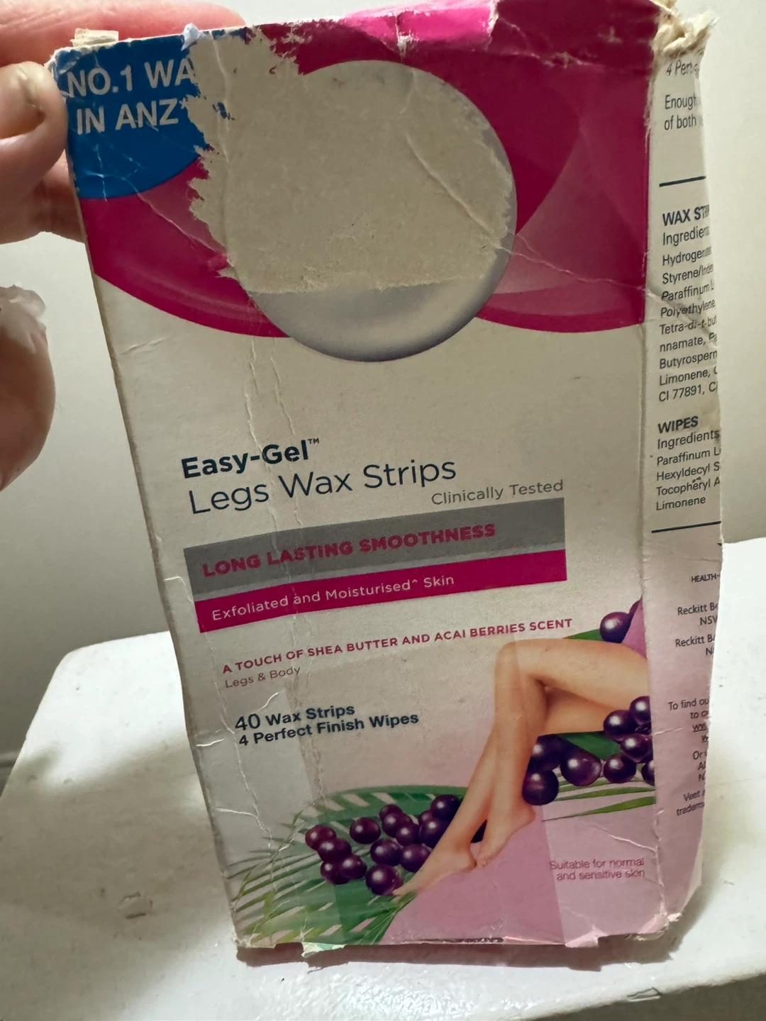 Veet Easy-Gel Legs Wax Strips 🥕 - photo 2