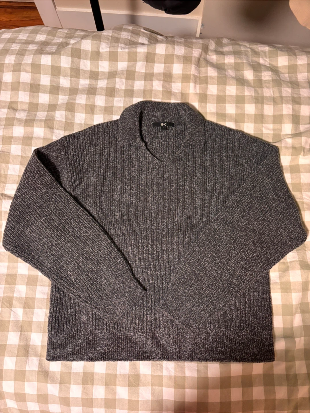 Uniqlo C Grey Wool Blend Sweater - Size M