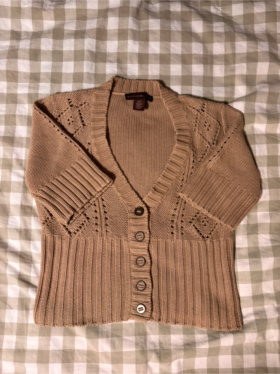 Tan Bandolino Cardigan - Size S