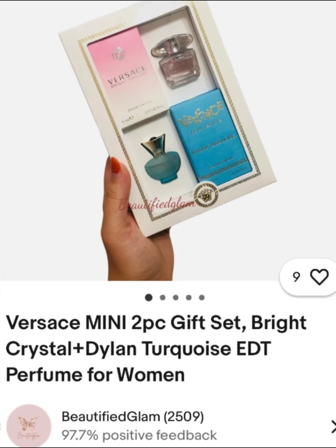 Versace Mini Duo Set - Bright Crystal & Dylan Turquoise - photo 2