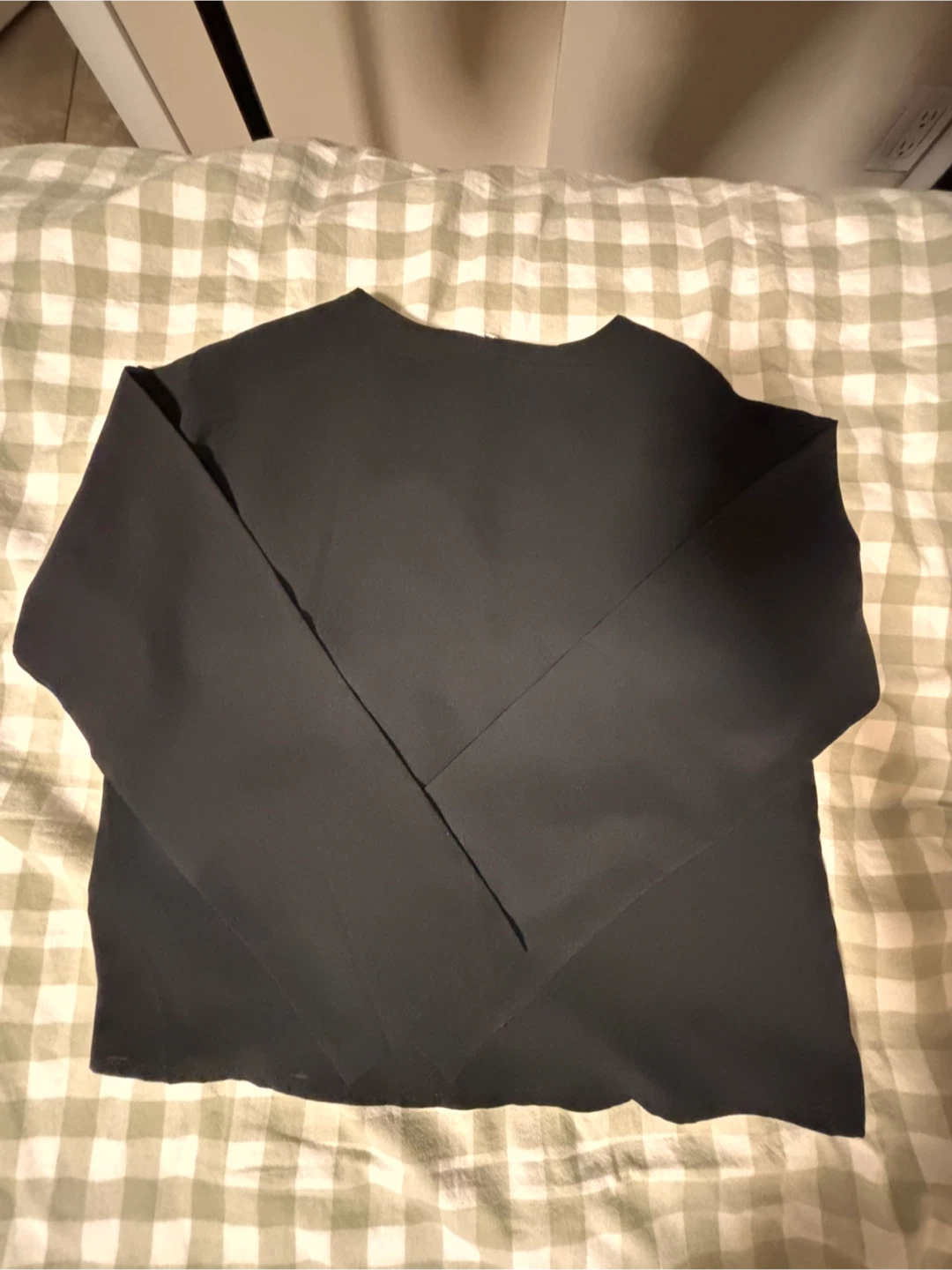 Black Long Sleeve Blouse - photo 2