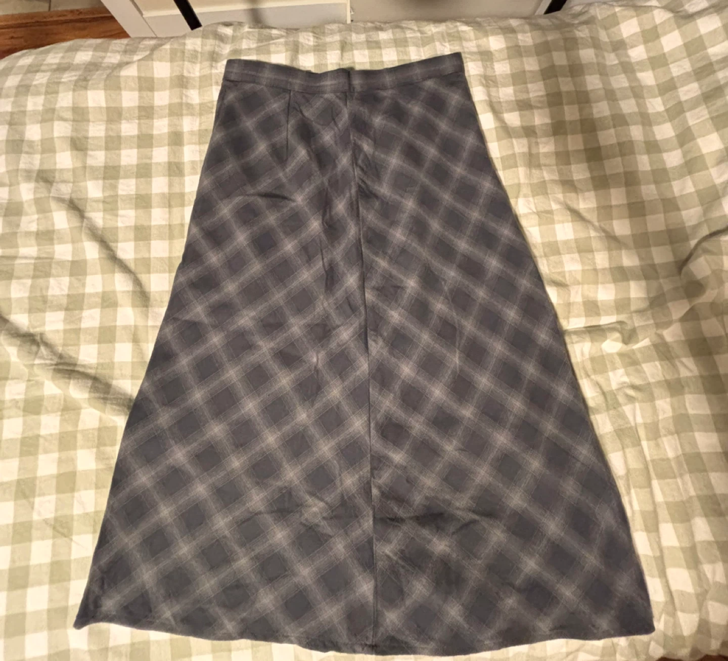 Oak + Fort Plaid Skirt - Size 12